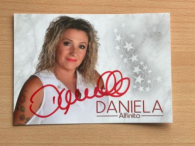 Daniela Alfinito Autogrammkarte orig signiert #7320