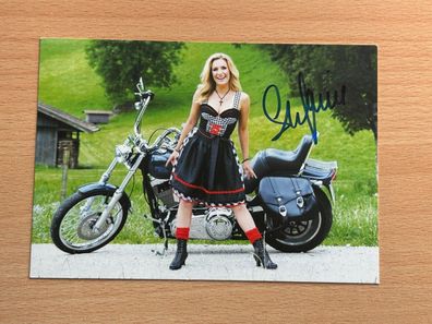 Stefanie Hertel Autogrammkarte orig signiert #7301
