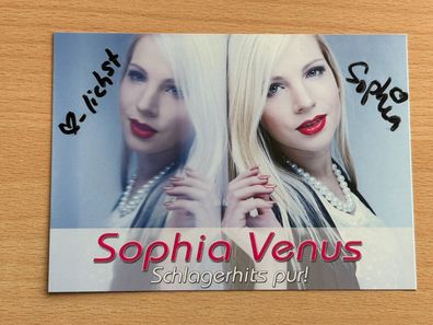 Sophia Venus Autogrammkarte orig signiert #7277