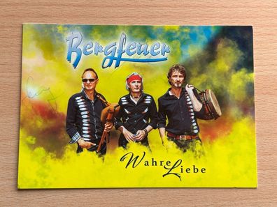 Bergfeuer Autogrammkarte orig signiert #7279