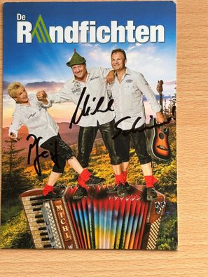 De Randfichten Autogrammkarte orig signiert #7230