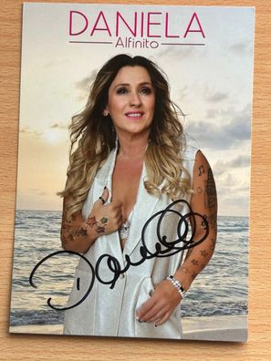 Daniela Alfinito Autogrammkarte orig signiert #7245