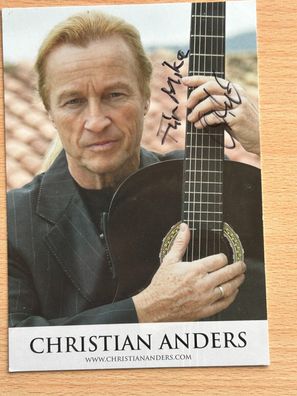 Christian Anders Autogrammkarte orig signiert #7217