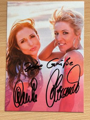 Anita & Alexandra Hofmann Autogrammkarte orig signiert #7229