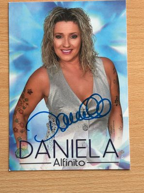 Daniela Alfinito Autogrammkarte orig signiert #7220