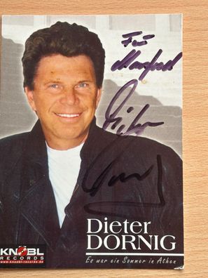 Dieter Dornig Autogrammkarte orig signiert #7210