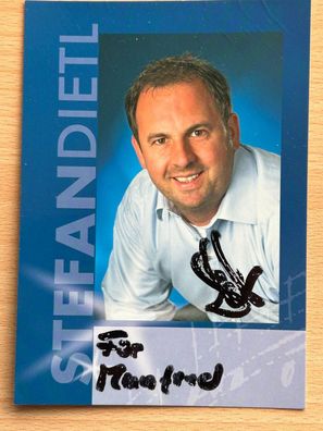 Stefan Dietl Autogrammkarte orig signiert #7207