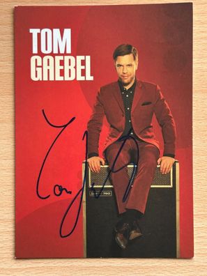 Tom Gaebel Autogrammkarte orig signiert #7223