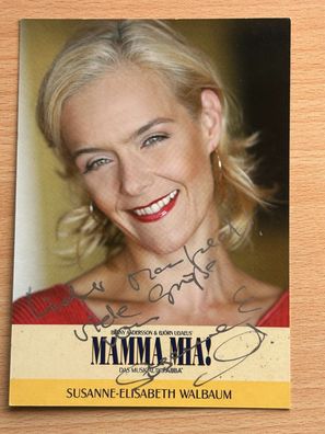 Susanne-Elisabeth Walbaum Autogrammkarte orig signiert #7213