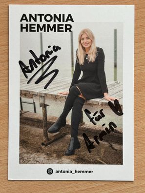 Antonia Hemmer Autogrammkarte orig signiert #7161