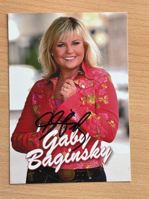 Gaby Baginsky Autogrammkarte orig signiert #7132