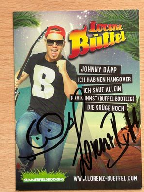Loren Büffel Autogrammkarte orig signiert #7169