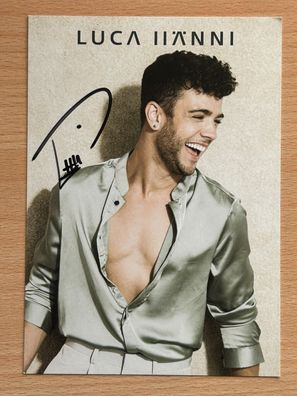 Luca Hänni Autogrammkarte orig signiert #7164