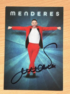 Menderes Autogrammkarte orig signiert #7163