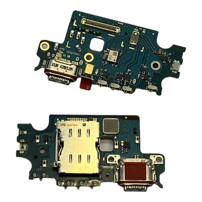 Original Ladebuchse USB C Buchse Sim Port Flex Samsung Galaxy S22+ 5G SM-S906B