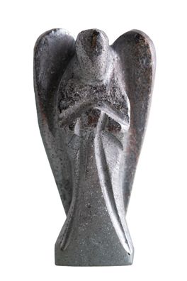 Engelchen aus Hämatit ca. 5 cm Feng-Shui Figur Schutzengel Kristallengel