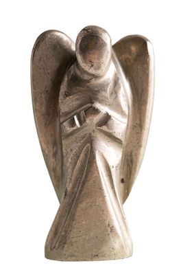 Engelchen aus PYRIT ca. 5 cm Feng-Shui Figur Schutzengel Kristallengel
