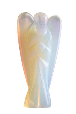 Engelchen aus Opalglas ca. 5 cm Feng-Shui Figur Schutzengel Kristallengel