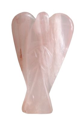 Engelchen aus Rosenquarz ca. 5 cm Feng-Shui Figur Schutzengel Kristallengel