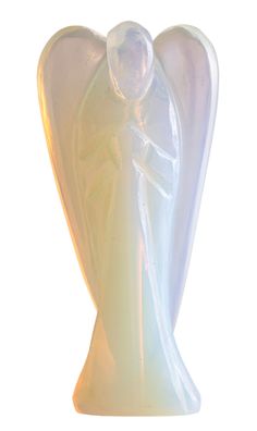 Engelchen aus Opalglas ca. 7,5 cm Feng-Shui Figur Schutzengel Kristallengel