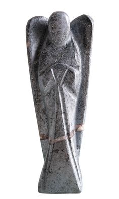 Engelchen aus Hämatit ca. 7,5 cm Feng-Shui Figur Schutzengel Kristallengel