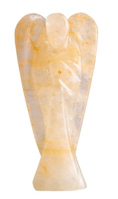 Engelchen aus Aventurin gelb ca. 7,5 cm Feng-Shui Figur Schutzengel Kristallengel