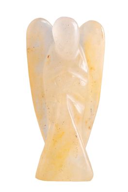 Engelchen aus Aventurin gelb ca. 5 cm Feng-Shui Figur Schutzengel Kristallengel