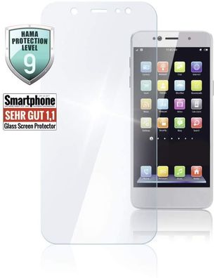 hama Echtglas "Premium Crystal Glass Displayschutz für Samsung Galaxy A40 klar