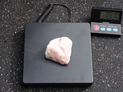 Rosenquarz Rohstein ca. 0,6 kg