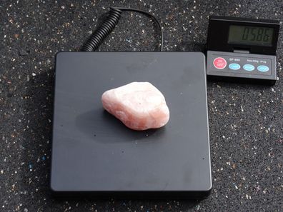 Rosenquarz Rohstein ca. 1,25 kg