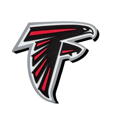 NFL Atlanta Falcons 3D Foam Logo Sign Schild für Wand 847624021222