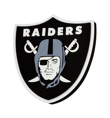 NFL Las Vegas Raiders 3D Foam Logo Sign Schild für Wand 847624021437