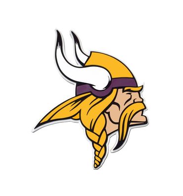 NFL Minnesota Vikings 3D Foam Logo Sign Schild für Wand 847624032488