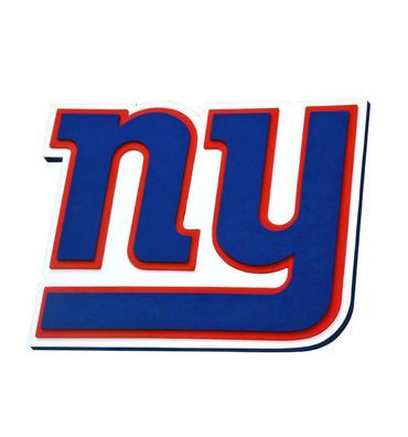 NFL New York Giants 3D Foam Logo Sign Schild für Wand 847624021413