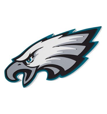 NFL Philadelphia Eagles 3D Foam Logo Sign Schild für Wand 847624021444