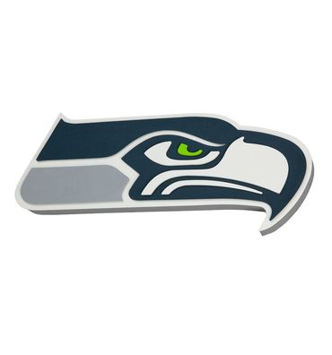 NFL Seattle Seahawks 3D Foam Logo Sign Schild für Wand 847624021482