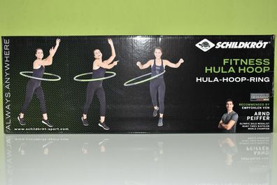 Schildkröt Fitness Hula Hoop Ring - grün grau - 100 cm - 1,2 Kg