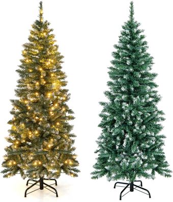150/180 cm Bleistift Weihnachtsbaum mit Beleuchtung, LEDs in warmweiß, Tannenbaum