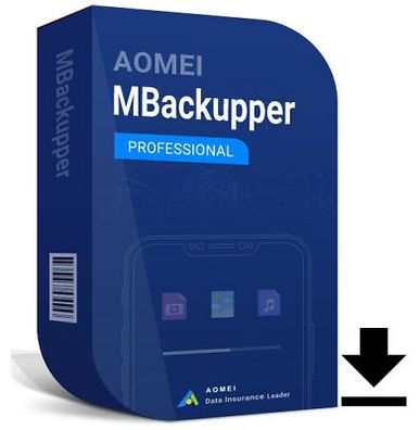 AOMEI FoneTool (MBackupper) Professional für iOS|5 PCs|Version wählbar|eMail|ESD