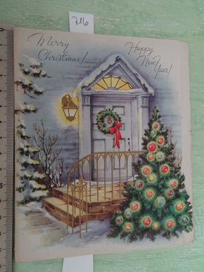 sehr alte Karten Weihnachten Christmas aus USA England Spanien Schottland -Auswahl-