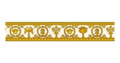Versace Home Barock Bordüre Gold 343052 Borte Luxus Vlies Designer Tapete Design