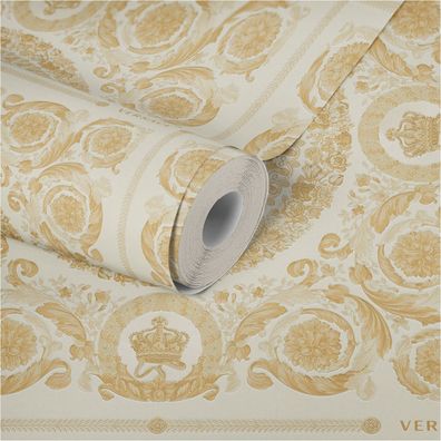 Versace Home Barocktapete Gold 370552 Luxus Vlies Designertapete Tapete Design