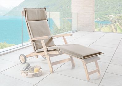 Destiny Premium Auflage Sand Meliert Struktur für Deckchair / Liegestuhl