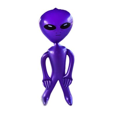 Aufblasbares Jumbo-Alien, 3 Packungen - Alien-Aufblasspielzeug für Kinder - Lila