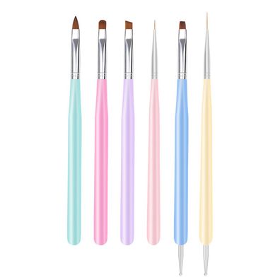 Nail Art Brushes Acrylic Nail Brush Design Pen Set for Gel Nail