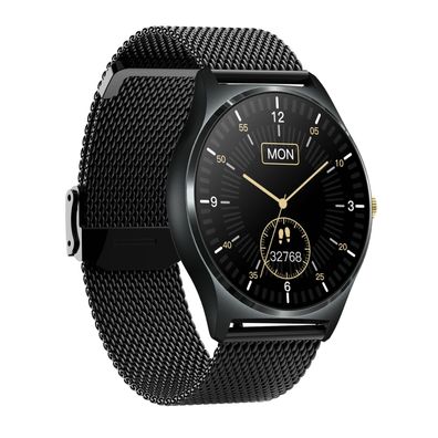 XCOAST Herren Design Smartwatch QIN XW Pro - Dark Mesh 570409