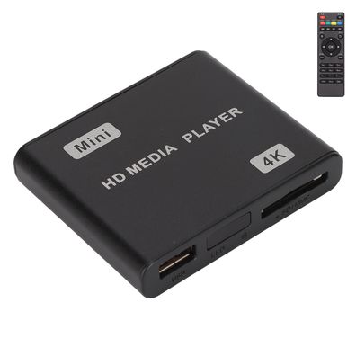 4K HD Media Player Mini-Streaming-Media-Player mit Fernbedienung