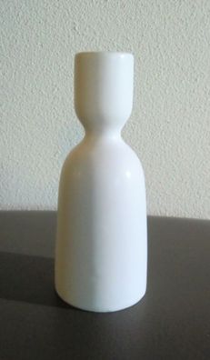 Kerzenhalter, Swinging MALMÖ, Porzellan, Höhe 13,5 cm, Farbe Weiß