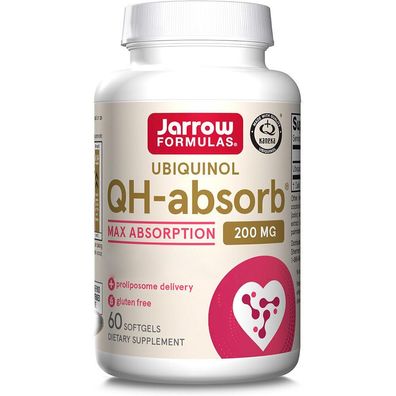 Jarrow Formulas, Ubichinol, Q10 QH-absorb, 200 mg, 60 Weichkapseln