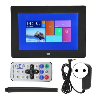 Digitaler Fotorahmen HD 1280x800 Timing 8 Zoll Uhr